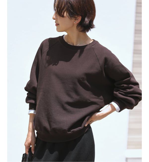 JOURNAL STANDARD relume「《追加予約／新色》別注【Champion/チャンピオン】RW10oz RAGLAN CN SWEAT」|スウェット・ジャージ|ブラウン