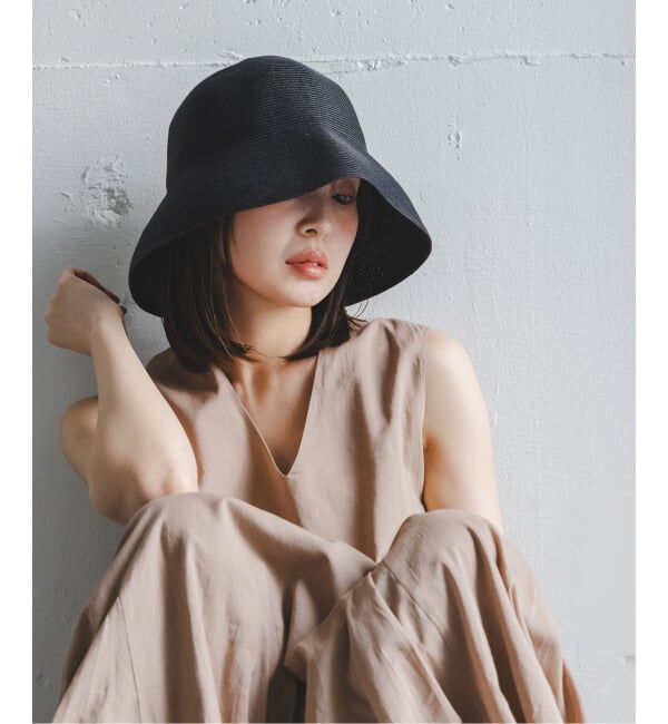 NOBLE「《追加》MARIHA/マリハ レディのハット Short Brim」|ハット|ブラック