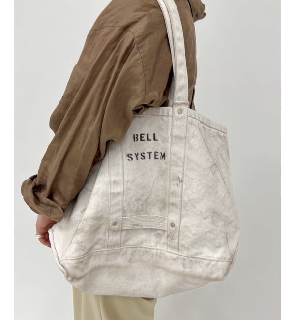 FRAMeWORK「BELL SYSTEM キャンバスツールバッグSロング」|トートバッグ|