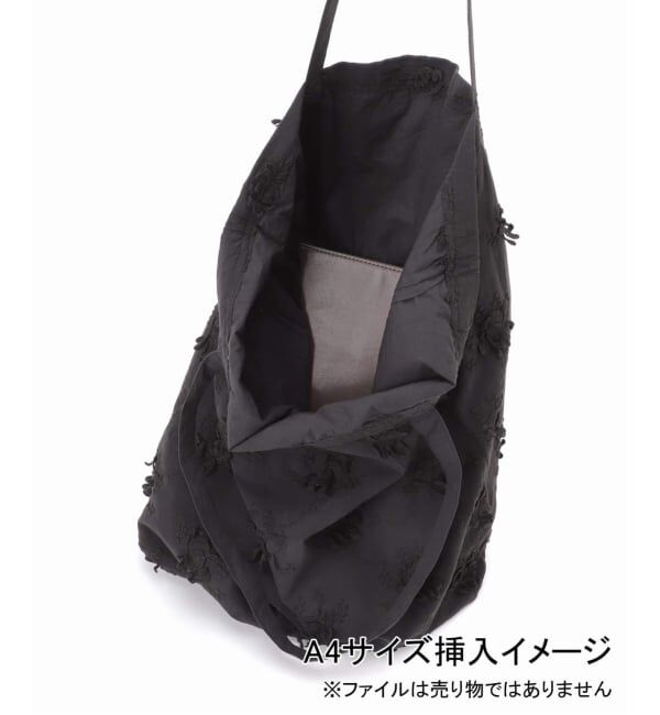 Spick and Span「《新色有り別注 / 追加》crinkle crinkle crinkle 3D embroidery TOTE*Re」|トートバッグ|