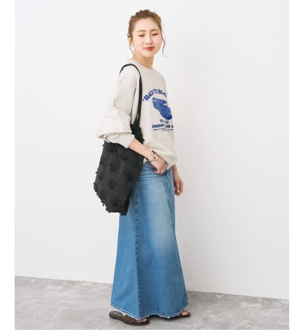 Spick and Span「《新色有り別注 / 追加》crinkle crinkle crinkle 3D embroidery TOTE*Re」|トートバッグ|