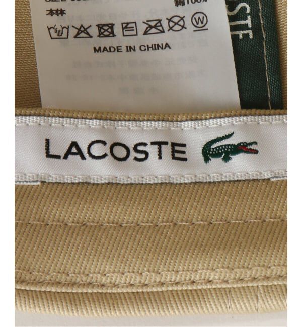 U by SPICK&SPAN「LACOSTE / ラコステ L CAP」|キャップ・キャスケット|