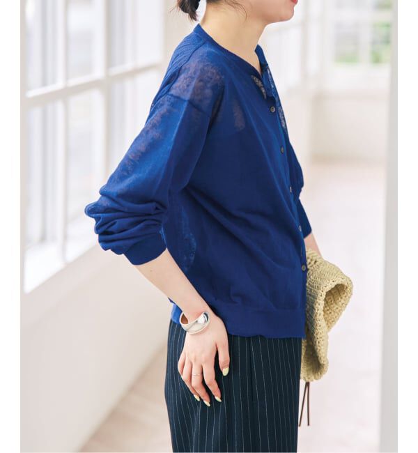 Spick and Span「コットンリネンカーディガン」|カーディガン|