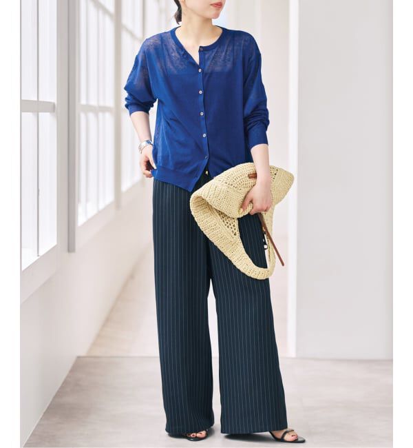 Spick and Span「コットンリネンカーディガン」|カーディガン|