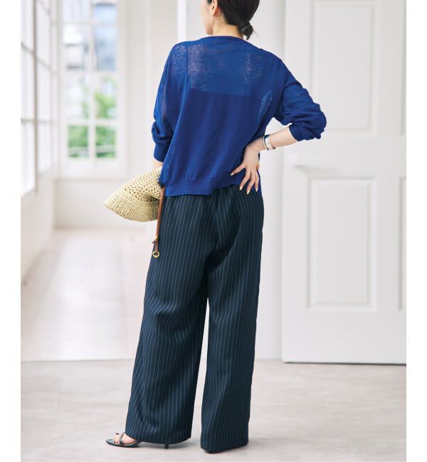 Spick and Span「コットンリネンカーディガン」|カーディガン|