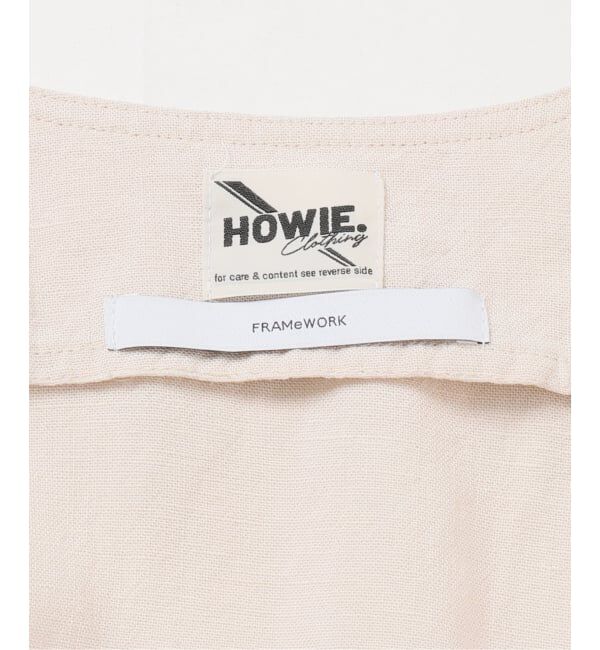 FRAMeWORK「HOWIECLOTHING&times;FRAMeWORKベスト」|ダウンベスト・ベスト|