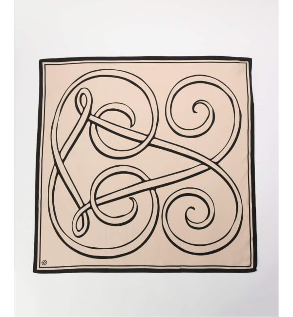 NOBLE「《追加》LE SCARF/レスカーフ Monogram Large 80cm」|バンダナ・スカーフ|