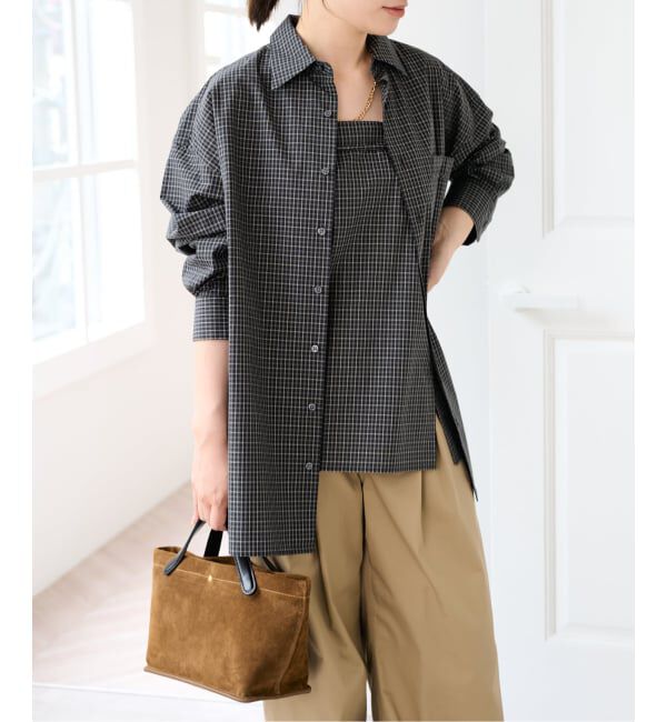 U by SPICK&SPAN「《予約》ARTESANOS / アルテサノス ポーチ付きスウェード トートバッグ」|トートバッグ|