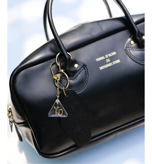 FRAMeWORK「≪WEB限定 / 追加≫YOUNGOLSEN 別注 CHARM WIDE BOTTLE BAG」|ショルダー・メッセンジャー|ブラック