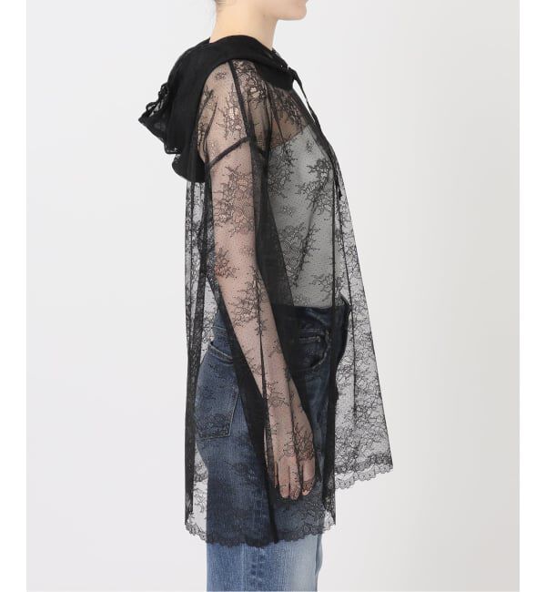 Spick and Span「ARCHIVE STANCE / アーカイブスタンス lace hoodie」|パーカー|