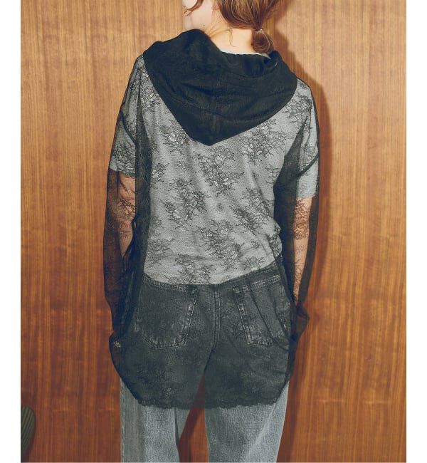 Spick and Span「ARCHIVE STANCE / アーカイブスタンス lace hoodie」|パーカー|