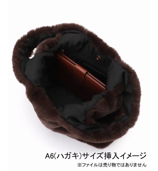 NOBLE「《予約》VELETTO/ベレット フェイクファーバッグ」|ハンドバッグ|