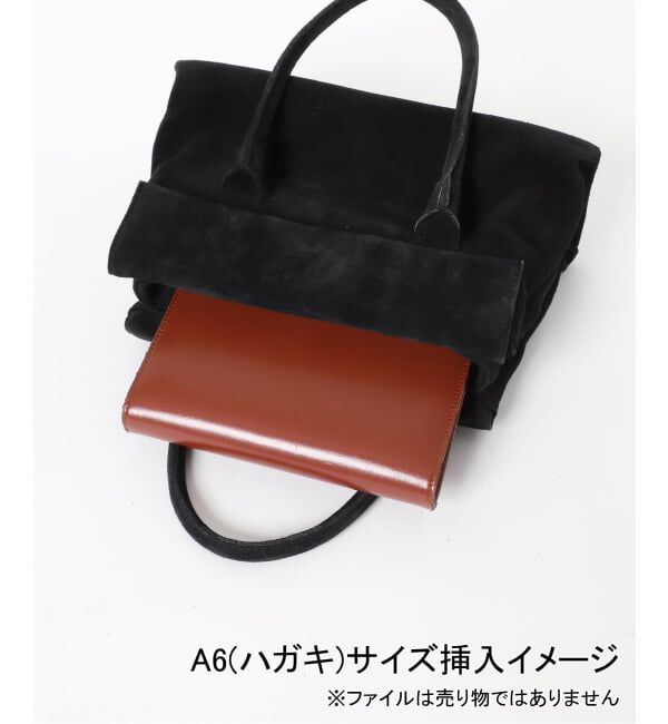 NOBLE「《予約》AULENTTI/オウレンティ スウェードフラップBAG」|ハンドバッグ|