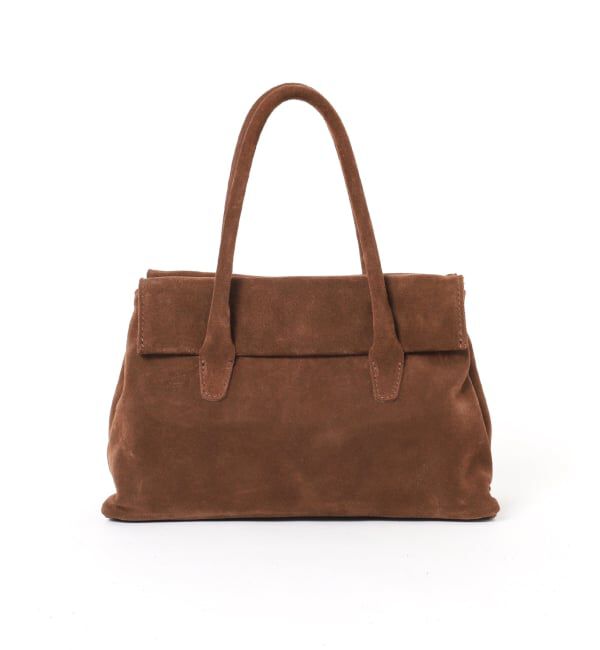 NOBLE「《予約》AULENTTI/オウレンティ スウェードフラップBAG」|ハンドバッグ|