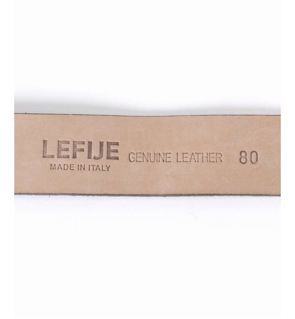 NOBLE「《追加予約》LEFIJE/レフィエ Cowベルト(スウェード)」|ベルト|