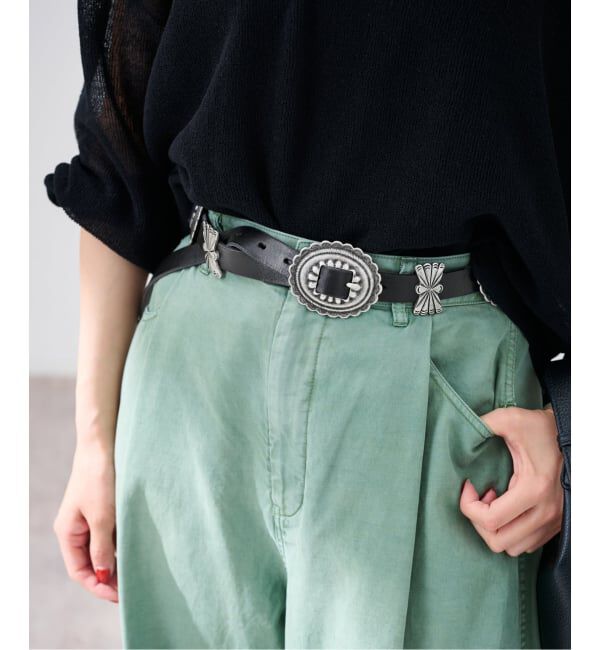 FRAMeWORK「PUNTOVITA / プントヴィータ 別注CONCHO BELT LARGE」|ベルト|