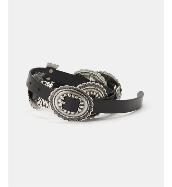 FRAMeWORK「PUNTOVITA / プントヴィータ 別注CONCHO BELT LARGE」|ベルト|