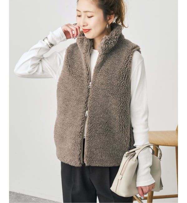 Spick and Span「《予約》TICCA / ティッカ WOOLファーベスト」|ダウンベスト・ベスト|