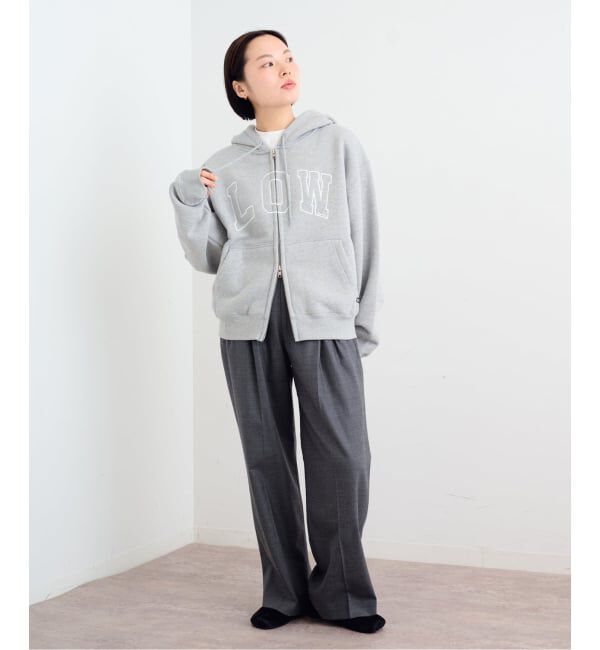 U by SPICK&SPAN「《予約》LOW CLASSIC Lc / ロウ クラシック エルシ LOW NAPPING SWEAT ZIPUP Hoodie」|パーカー|