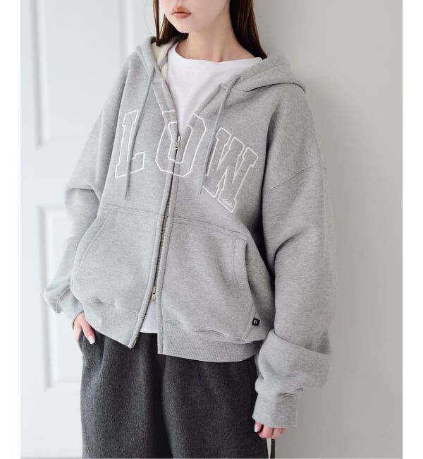 U by SPICK&SPAN「《予約》LOW CLASSIC Lc / ロウ クラシック エルシ LOW NAPPING SWEAT ZIPUP Hoodie」|パーカー|