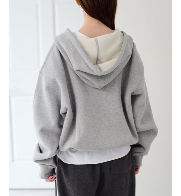 U by SPICK&SPAN「《予約》LOW CLASSIC Lc / ロウ クラシック エルシ LOW NAPPING SWEAT ZIPUP Hoodie」|パーカー|