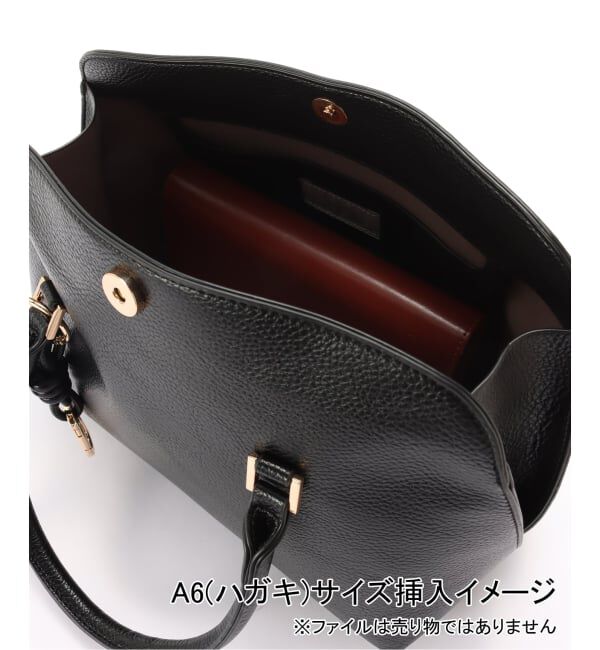  「cachecache/カシュカシュ  チャームツキフラップボストンバッグ」|ボストンバッグ|