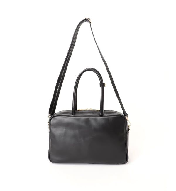  「《予約》MILOS/ミロス soft leather Square ボストン」|ボストンバッグ|