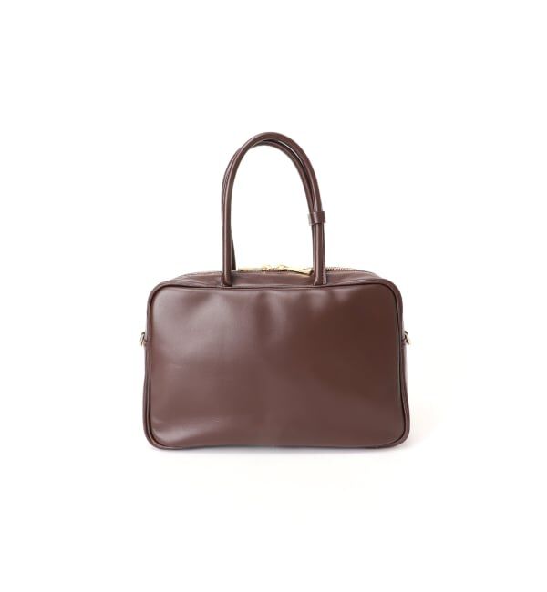  「《予約》MILOS/ミロス soft leather Square ボストン」|ボストンバッグ|