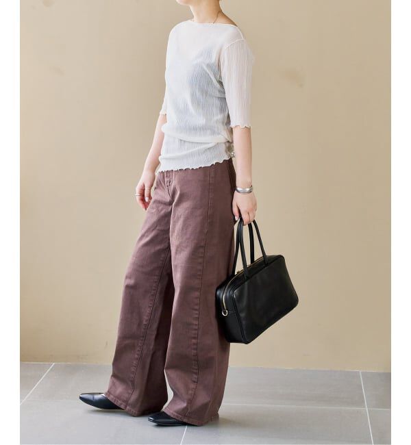  「《予約》MILOS/ミロス soft leather Square ボストン」|ボストンバッグ|