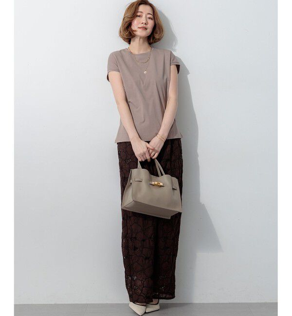 23区「ハイエンド フレンチスリーブ Tシャツ」|Tシャツ・カットソー|