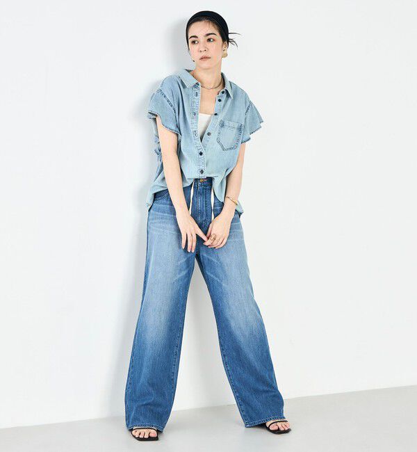 Rie Miller「【RM denim】リネン混ひも付きリラックスパンツ」|その他|