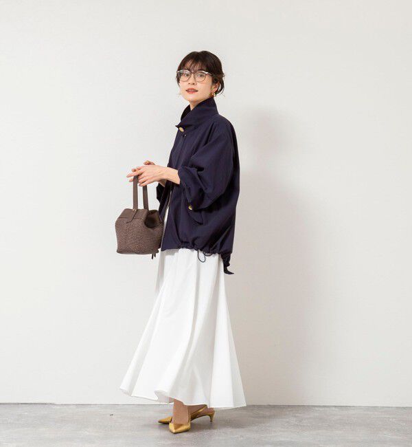 NOLLEY'S「【WEB限定】ウォッシャブルヴィンテージタフタマチ入りマキシスカート」|スカート|