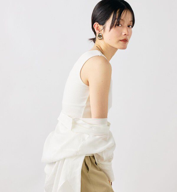 NOLLEY'S sophi「ウォッシャブルカップ付ワンショルタンクトップ」|タンクトップ|