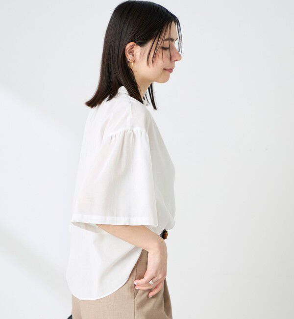 NOLLEY'S「【BECシリーズ】ウォッシャブル袖2ＷAYシアーボイルブラウス」|シャツ・ブラウス|