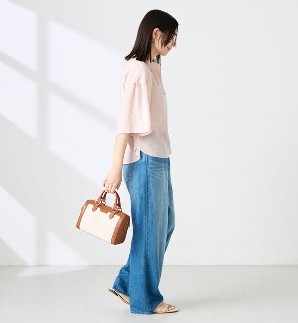 NOLLEY'S「【BECシリーズ】ウォッシャブル袖2ＷAYシアーボイルブラウス」|シャツ・ブラウス|