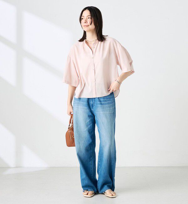 NOLLEY'S「【BECシリーズ】ウォッシャブル袖2ＷAYシアーボイルブラウス」|シャツ・ブラウス|