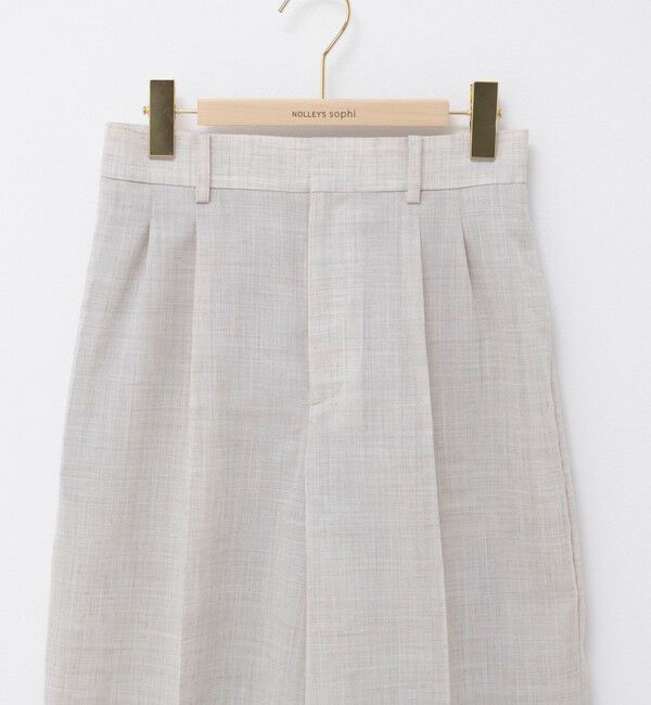 NOLLEY'S sophi「《セットアップ対応》ウォッシャブルリネンライクシアーボイルハーフパンツ」|その他|