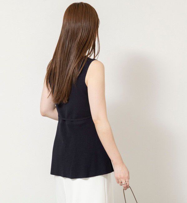 NOLLEY'S sophi「《手洗い可能》【TORRAZZO DONNA/トラッゾドンナ】2way Square Neck Knit ブラウス」|ニット・セーター|