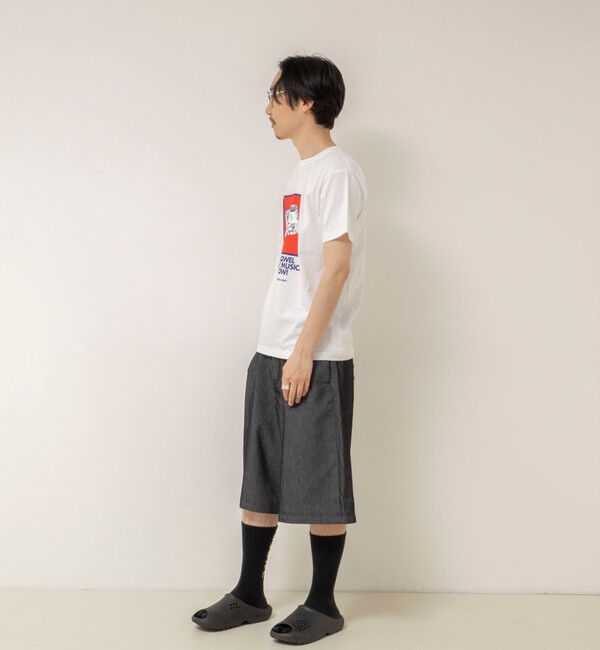 MAQWEL「【MAQWEL/マクウェル】ウォッシャブルRADIO Maqwel オープンエンドプリントTシャツ」|Tシャツ・カットソー|