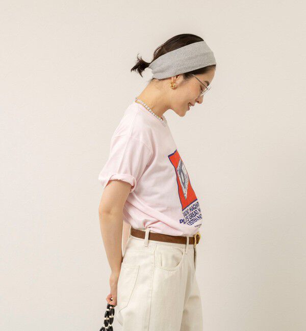 MAQWEL「【MAQWEL/マクウェル】ウォッシャブルRADIO Maqwel オープンエンドプリントTシャツ」|Tシャツ・カットソー|