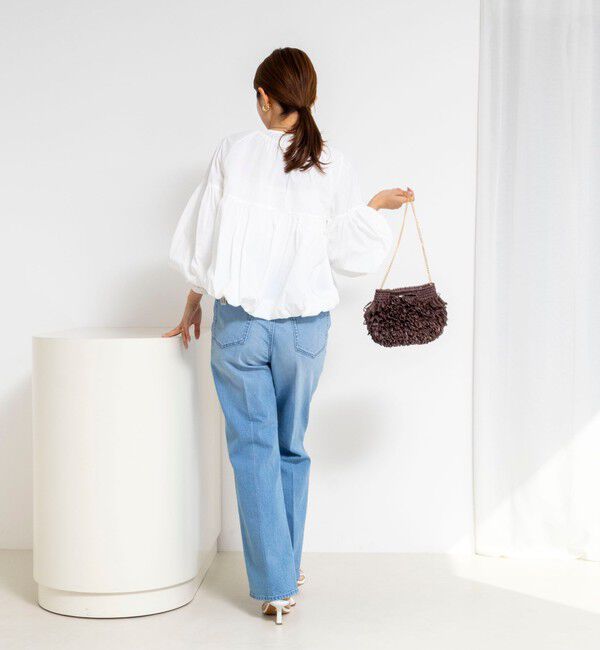 Rie Miller「【追加】《5サイズ展開》【RM denim】センタープレスデニム」|デニム|