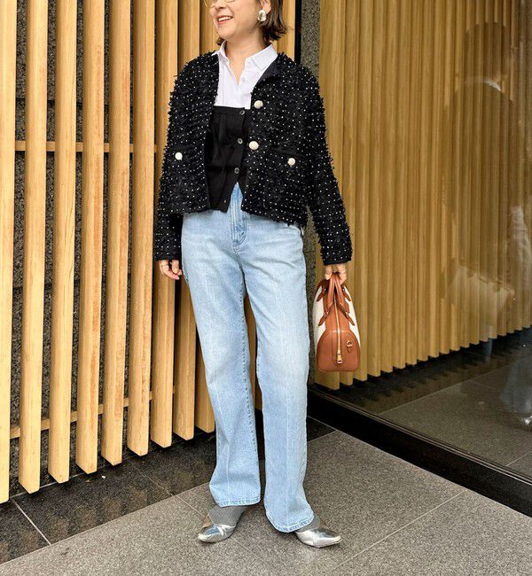 Rie Miller「【追加】《5サイズ展開》【RM denim】センタープレスデニム」|デニム|