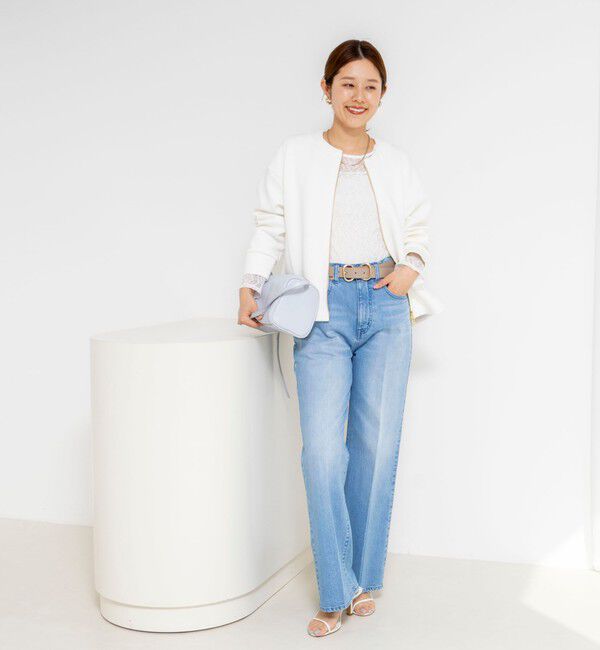 Rie Miller「【追加】《5サイズ展開》【RM denim】センタープレスデニム」|デニム|
