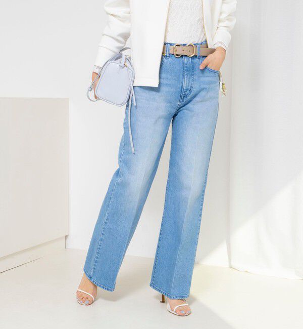 Rie Miller「【追加】《5サイズ展開》【RM denim】センタープレスデニム」|デニム|