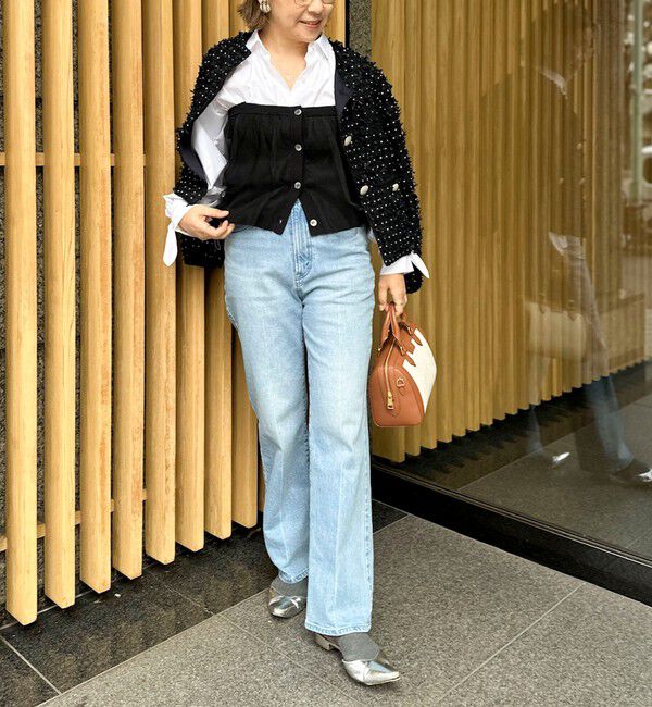 Rie Miller「【追加】《5サイズ展開》【RM denim】センタープレスデニム」|デニム|