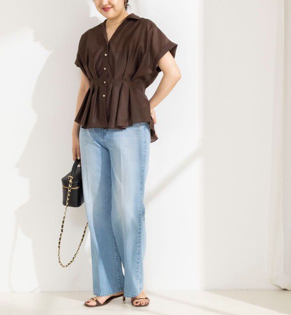 Rie Miller「【追加】《5サイズ展開》【RM denim】センタープレスデニム」|デニム|