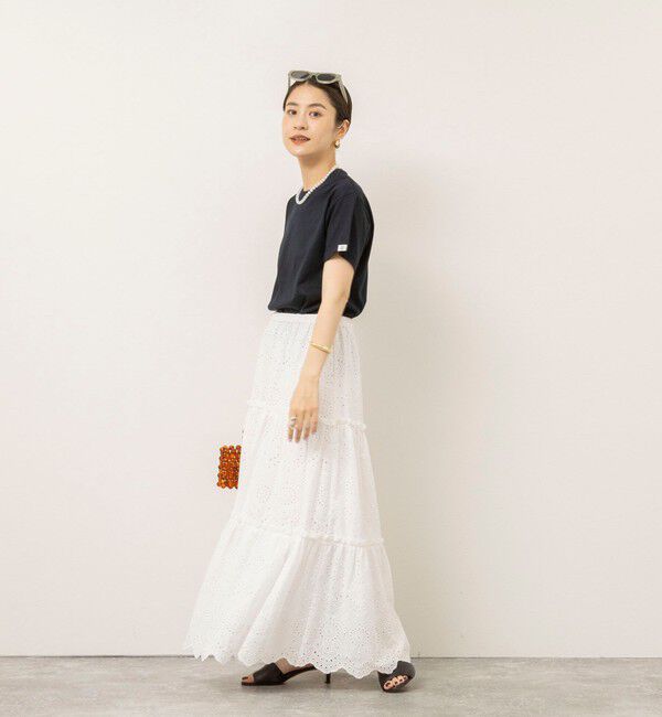 MAQWEL「【MAQWEL/マクウェル】ウォッシャブルコンパクトコーマＴシャツ」|Tシャツ・カットソー|