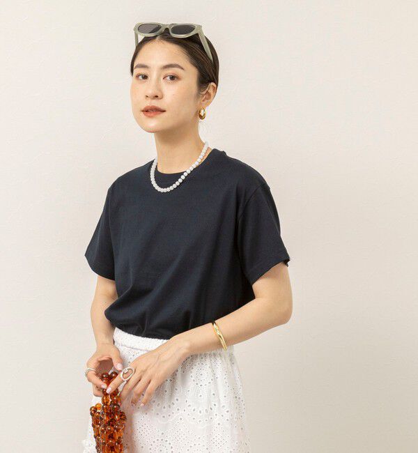 MAQWEL「【MAQWEL/マクウェル】ウォッシャブルコンパクトコーマＴシャツ」|Tシャツ・カットソー|