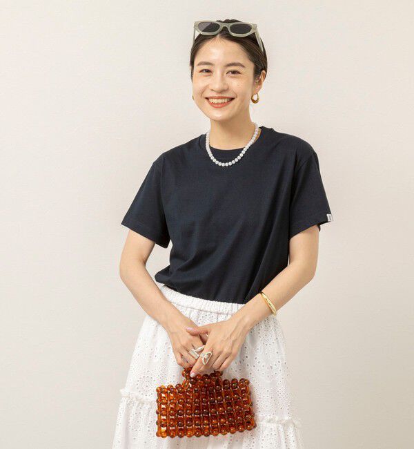MAQWEL「【MAQWEL/マクウェル】ウォッシャブルコンパクトコーマＴシャツ」|Tシャツ・カットソー|