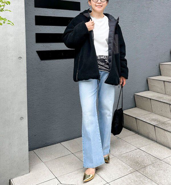 NOLLEY'S「【WEB＆一部店舗限定色アイテム】【TAION/タイオン】ボア&times;ダウンフーミドル丈ダウン(リバーシブル)」|ダウン|